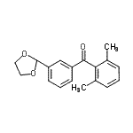 CAS#: 898779-39-0, (2,6-Dimethylphenyl)[3-(1,3-dioxolan-2-yl)phenyl]methanone