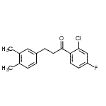 CAS#: 898779-69-6, 1-(2-Chloro-4-fluorophenyl)-3-(3,4-dimethylphenyl)-1-propanone
