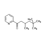 CAS 登录号：898779-74-3， 3,5,5-三甲基-1-(2-吡啶基)-1-己酮