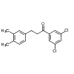 CAS 登录号：898779-83-4， 1-(3,5-二氯苯基)-3-(3,4-二甲基苯基)-1-丙酮