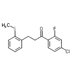 CAS#: 898780-40-0, 1-(4-Chloro-2-fluorophenyl)-3-[2-(methylsulfanyl)phenyl]-1-propanone