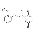 CAS 登录号：898780-49-9， 1-(2,5-二氯苯基)-3-[2-(甲硫基)苯基]-1-丙酮
