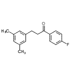 CAS 登录号：898780-60-4， 3-(3,5-二甲基苯基)-1-(4-氟苯基)-1-丙酮