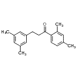 CAS 登录号：898780-64-8， 1-(2,4-二甲基苯基)-3-(3,5-二甲基苯基)-1-丙酮