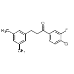 CAS#: 898780-76-2, 1-(4-Chloro-3-fluorophenyl)-3-(3,5-dimethylphenyl)-1-propanone