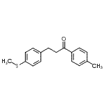 CAS 登录号：898780-79-5， 1-(4-甲基苯基)-3-[4-(甲硫基)苯基]-1-丙酮