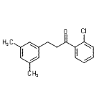 CAS 登录号：898780-80-8， 1-(2-氯苯基)-3-(3,5-二甲基苯基)-1-丙酮