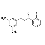 CAS#: 898780-82-0, 3-(3,5-Dimethylphenyl)-1-(2-fluorophenyl)-1-propanone