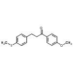 CAS#: 898780-85-3, 1-(4-Methoxyphenyl)-3-[4-(methylsulfanyl)phenyl]-1-propanone