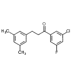 CAS 登录号：898780-94-4， 1-(3-氯-5-氟苯基)-3-(3,5-二甲基苯基)-1-丙酮