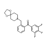 CAS#: 898781-08-3, [2-(1,4-Dioxa-8-azaspiro[4.5]dec-8-ylmethyl)phenyl](3,4,5-trifluorophenyl)methanone