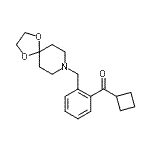 CAS#: 898781-14-1, Cyclobutyl[2-(1,4-dioxa-8-azaspiro[4.5]dec-8-ylmethyl)phenyl]methanone