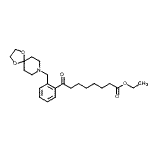CAS#: 898781-35-6, Ethyl 8-[2-(1,4-dioxa-8-azaspiro[4.5]dec-8-ylmethyl)phenyl]-8-oxooctanoate