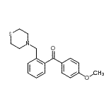 CAS#: 898781-52-7, (4-Methoxyphenyl)[2-(4-thiomorpholinylmethyl)phenyl]methanone