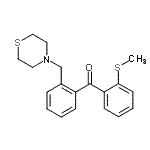 CAS 登录号：898781-66-3， [2-(甲硫基)苯基][2-(4-硫代吗啉基甲基)苯基]甲酮