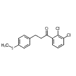 CAS 登录号：898781-67-4， 1-(2,3-二氯苯基)-3-[4-(甲硫基)苯基]-1-丙酮