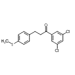 CAS 登录号：898781-75-4， 1-(3,5-二氯苯基)-3-[4-(甲硫基)苯基]-1-丙酮