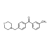 CAS#: 898782-25-7, (3-Methylphenyl)[4-(4-thiomorpholinylmethyl)phenyl]methanone
