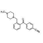 CAS#: 898782-86-0, 4-{2-[(4-Methyl-1-piperazinyl)methyl]benzoyl}benzonitrile
