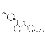 CAS#: 898782-99-5, {2-[(4-Methyl-1-piperazinyl)methyl]phenyl}[4-(methylsulfanyl)phenyl]methanone