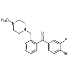 CAS#: 898783-25-0, (4-Bromo-3-fluorophenyl){2-[(4-methyl-1-piperazinyl)methyl]phenyl}methanone