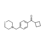 CAS#: 898783-30-7, Cyclobutyl[4-(4-thiomorpholinylmethyl)phenyl]methanone