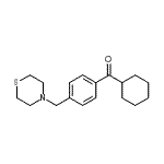CAS#: 898783-34-1, Cyclohexyl[4-(4-thiomorpholinylmethyl)phenyl]methanone