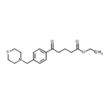 CAS#: 898783-38-5, Ethyl 5-oxo-5-[4-(4-thiomorpholinylmethyl)phenyl]pentanoate
