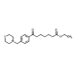 CAS#: 898783-40-9, Ethyl 7-oxo-7-[4-(4-thiomorpholinylmethyl)phenyl]heptanoate