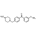 CAS#: 898783-47-6, (3-Methoxyphenyl){4-[(4-methyl-1-piperazinyl)methyl]phenyl}methanone