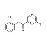 CAS 登录号：898784-02-6， 2-(2-氯苯基)-1-(3-碘苯基)乙酮