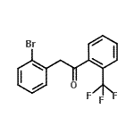 CAS#: 898784-16-2, 2-(2-Bromophenyl)-1-[2-(trifluoromethyl)phenyl]ethanone
