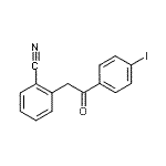 CAS 登录号：898784-33-3， 2-[2-(4-碘苯基)-2-氧代乙基]苯甲腈