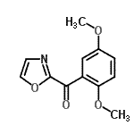 CAS 登录号：898784-34-4， (2,5-二甲氧基苯基)(1,3-恶唑-2-基)甲酮