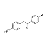 CAS#: 898784-43-5, 4-[2-(4-Iodophenyl)-2-oxoethyl]benzonitrile