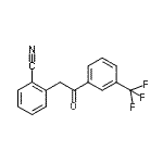CAS 登录号：898784-47-9， 2-{2-氧代-2-[3-(三氟甲基)苯基]乙基}苯甲腈
