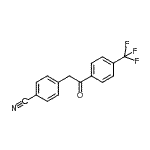 CAS 登录号：898784-59-3， 4-{2-氧代-2-[4-(三氟甲基)苯基]乙基}苯甲腈