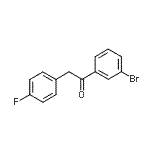 CAS#: 898784-71-9, 1-(3-Bromophenyl)-2-(4-fluorophenyl)ethanone