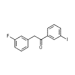 CAS#: 898784-79-7, 2-(3-Fluorophenyl)-1-(3-iodophenyl)ethanone