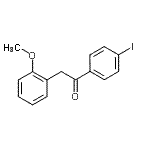 CAS 登录号：898784-93-5， 1-(4-碘苯基)-2-(2-甲氧基苯基)乙酮