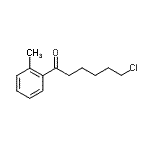 CAS#: 898785-14-3, 6-Chloro-1-(2-methylphenyl)-1-hexanone