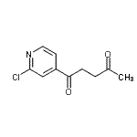 CAS 登录号：898785-30-3， 1-(2-氯-4-吡啶基)-1,4-戊烷二酮