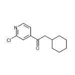 CAS#: 898785-42-7, 1-(2-Chloro-4-pyridinyl)-2-cyclohexylethanone