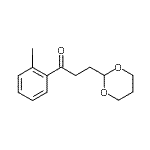 CAS 登录号：898785-46-1， 3-(1,3-二恶烷-2-基)-1-(2-碘苯基)-1-丙酮