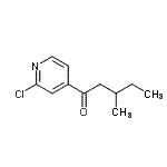 CAS 登录号：898785-65-4， 1-(2-氯-4-吡啶基)-3-甲基-1-戊酮