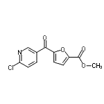 CAS 登录号：898785-77-8， 甲基5-[(6-氯-3-吡啶基)羰基]-2-糠酸酯