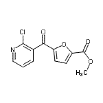 CAS#: 898785-79-0, Methyl 5-[(2-chloro-3-pyridinyl)carbonyl]-2-furoate