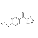 CAS#: 898785-97-2, (6-Methoxy-3-pyridinyl)(1,3-thiazol-2-yl)methanone