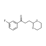 CAS#: 898786-00-0, 3-(1,3-Dioxan-2-yl)-1-(3-fluorophenyl)-1-propanone