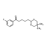 CAS#: 898786-15-7, 5-(5,5-Dimethyl-1,3-dioxan-2-yl)-1-(3-fluorophenyl)-1-pentanone